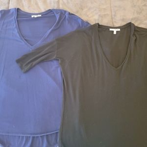 *bundle* EXPRESS womens Large long tunic, deep V